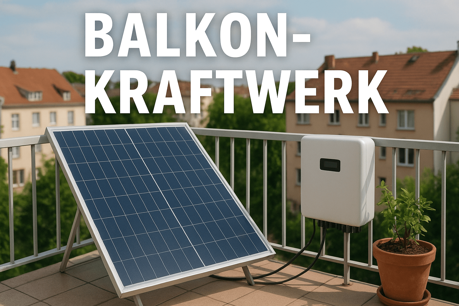 Balkonkraftwerke: Mini-Solaranlagen für alle